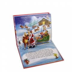 Wholesale custom Christmas child baby education English pop-up children book