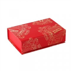 Foil glossy paper+chipboard with Magnetic closure Cosmetic packaging boxes