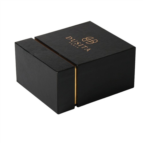 Hotstamped logo Embossed paper+chipboard Perfume gift box
