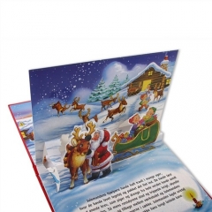 Wholesale custom Christmas child baby education English pop-up children book