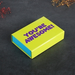 Promotional gift box | Credit card box | Retail gift box | Rigid Box-Hinged