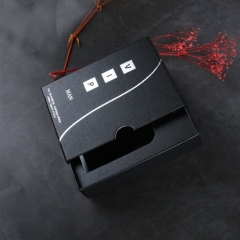 Printed logo Artpaper+chipboard with Velvet+EVA insert Perfume gift box