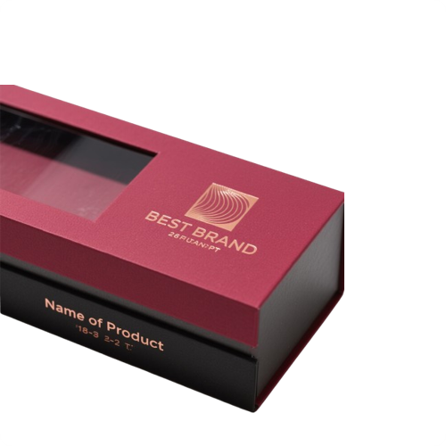 Custom Packaging Solutions | Burgundy Red Series